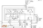 马自达中的马自达94PROBE2速雨刮清洗器电路图