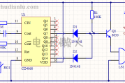 CD4060光控振荡器电路的效果图演示_基础硬件电路图讲解