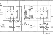 用NE555组成的暗室时间控制器电路图