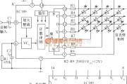 LED电路中的ECl89的内电路框图及典型应用电路