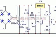 音频电路中的采用三端稳压LM317制作的甲类功放电路