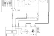 凯迪拉克中的凯迪拉克 deville 雨刮清洗器电路图