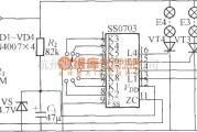 灯光控制中的四路闪烁灯串电路(12)(SS0703)