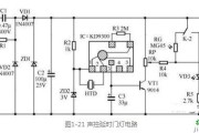 声控延时门灯电路图