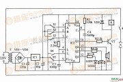 定时控制中的利用XM109构成的小家电定时控制器电路图