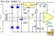 自动控制中的电冰箱风冷节电自控器电路图