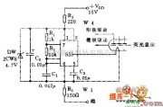 光电电路中的555经济型荧光显示灯丝电压源电路图