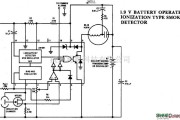 检测电路中的1.9V电池操作型烟探测器电路