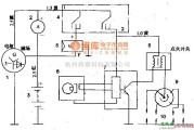 北京吉普中的北京城市猎人越野汽车的无触点点火系与充电系统电路图