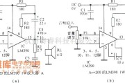 音频处理中的由LM390构成的实际电路图