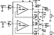 仪表放大器中的tda2004电路图