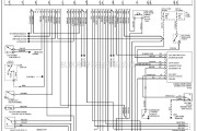 马自达中的马自达95TAURUS(3.0L,SHO)仪表板电路图