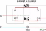 单开双控开关接线图实物图_单开双控开关接线方法图解