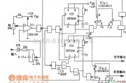 专用测量/显示电路中的信号幅度在给定时限内的检测电路(CH7555、CC4013)电路图