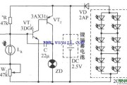 太阳能闪光器原理电路图