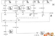 别克中的别克君威（Regal）轿车的仪表板电路图（一）