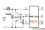 光电产生电路中的光电隔离输入保护电路图