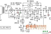 电源电路中的自适应可调稳压电源电路图