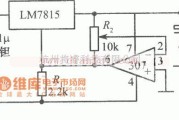 电源电路中的LM7815运放307构成的可调稳压电源