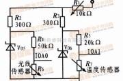 检测电路中的光线温度测量电路图