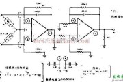 线性放大电路中的桥式传感放大器电路原理图