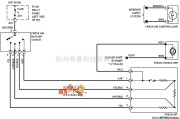 大众（一汽）中的1994年捷达 加热器电路图