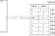 基础电路中的TDA6106Q视频放大器引脚功能电路图