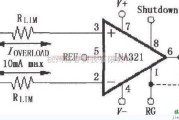 基础电路中的用INA321/322设计的输入电流保护电路