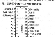 数字电路中的芯片引脚及主要特性CRT8002,CRT视频定时器和控制器