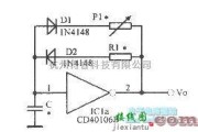 多谐振荡产生中的由施密特触发器构成占空比可调的多谐振荡器