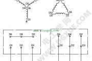 三相异步电动机星形、三角形接线图