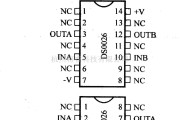数字电路中的驱动器和通信电路引脚及主要特性DS0026 5MHz二相MOS时钟驱动器