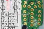 基础电路中的A319小灵通手机键盘电路原理图