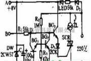开关电路中的零触发光控可控硅开关电路