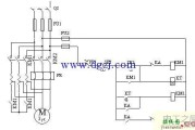 串自耦变压器降压起动控制线路接线图