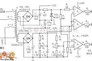 稳压电源中的TXDl742连续调节的全自动交流稳压器电路图