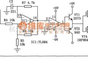 集成音频放大中的实用数字功放(TL084)电路图