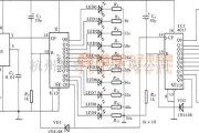 定时控制中的由NE555、CD4017构成的电话通话计时提醒器电路图