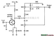 线性放大电路中的带音调控制的场效应管前置放大器