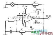 振荡电路中的采用组件FX0021的功率振荡器