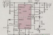 LED电路中的基于LT3756的125W、83V/1.5A体育场馆照明的电路图