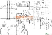 电源电路中的由CS3842构成的三输出直流稳压电源电路图