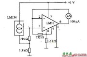 LM134的电子温度计电路图