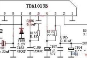 用TDA1013组成的伴音功放电路图