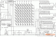 LED流动显示电子钟硬件电路图