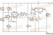 检测电路中的利用KD9562B构成的霜冻监测器电路图