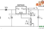 稳压电源中的HIP5600直流输入时的电路图