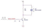 使用简单电路增加压电换能器声音输出