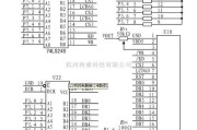 接口电路中的一款741S245作为总线驱动器电路图