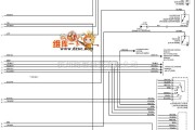 马自达中的马自达 626 仪表板电路图2